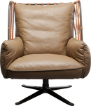 Kare - Swivel Armchair Paradiso Brown