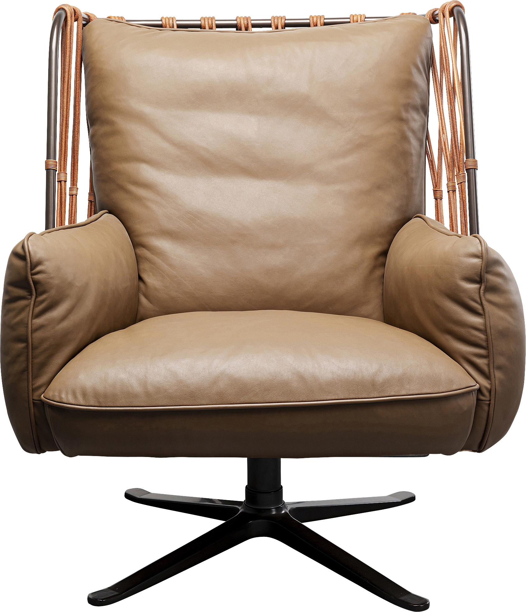 Kare - Swivel Armchair Paradiso Brown