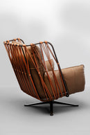 Kare - Swivel Armchair Paradiso Brown