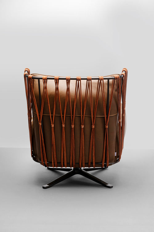 Kare - Swivel Armchair Paradiso Brown