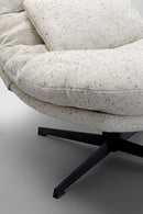 Kare - Swivel Armchair + Stool Columbia