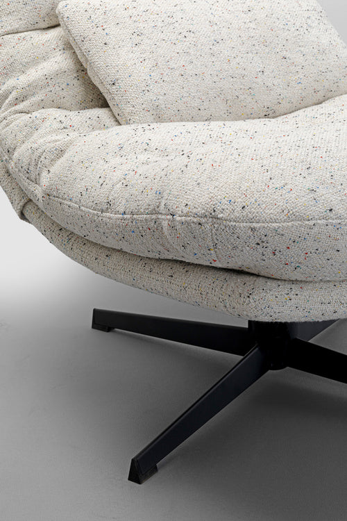 Kare - Swivel Armchair + Stool Columbia