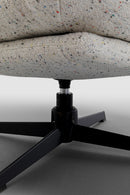 Kare - Swivel Armchair + Stool Columbia