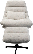 Kare - Swivel Armchair + Stool Columbia