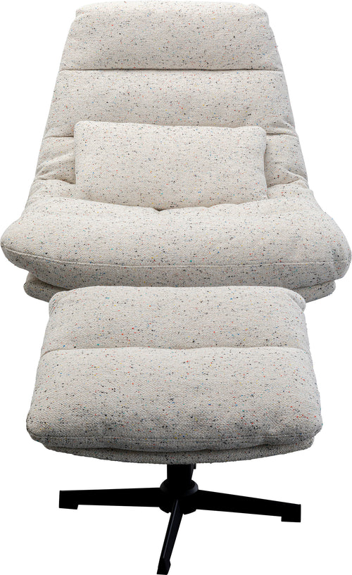 Kare - Swivel Armchair + Stool Columbia