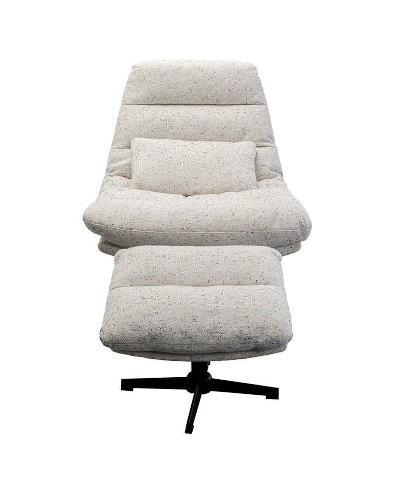 Kare - Swivel Armchair + Stool Columbia