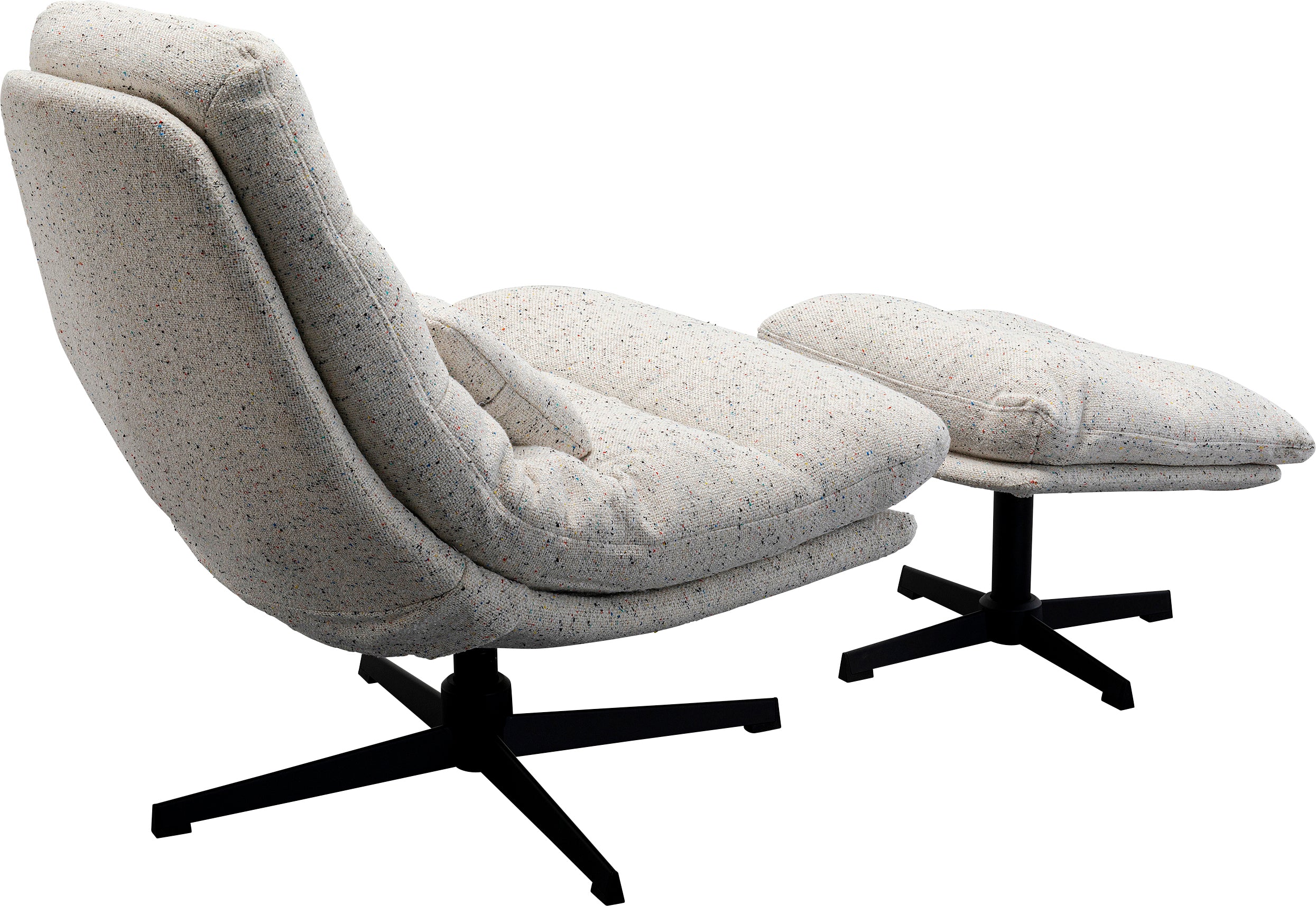 Kare - Swivel Armchair + Stool Columbia