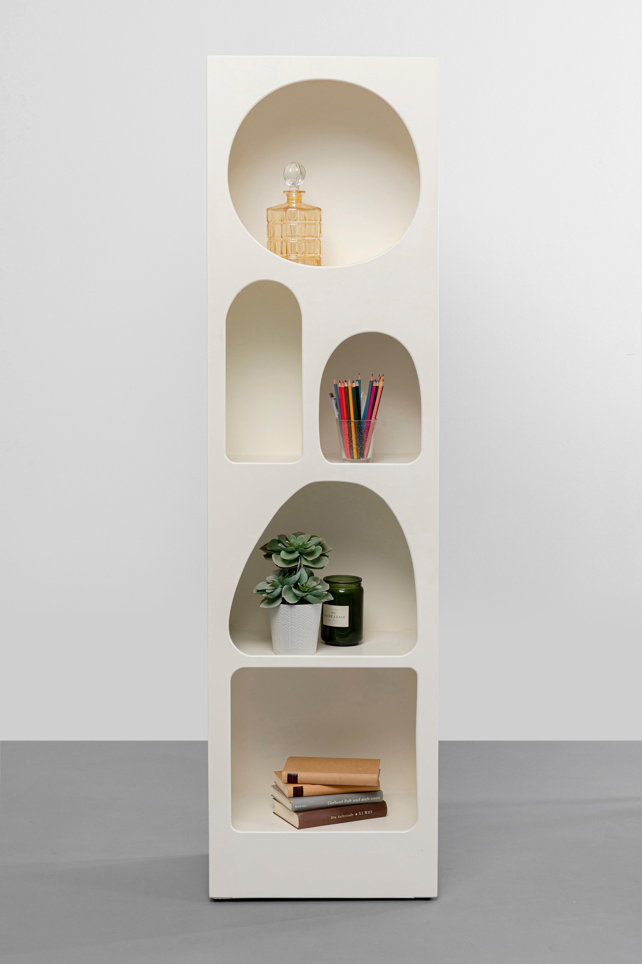 Kare - Shelf Paco White 48x180cm