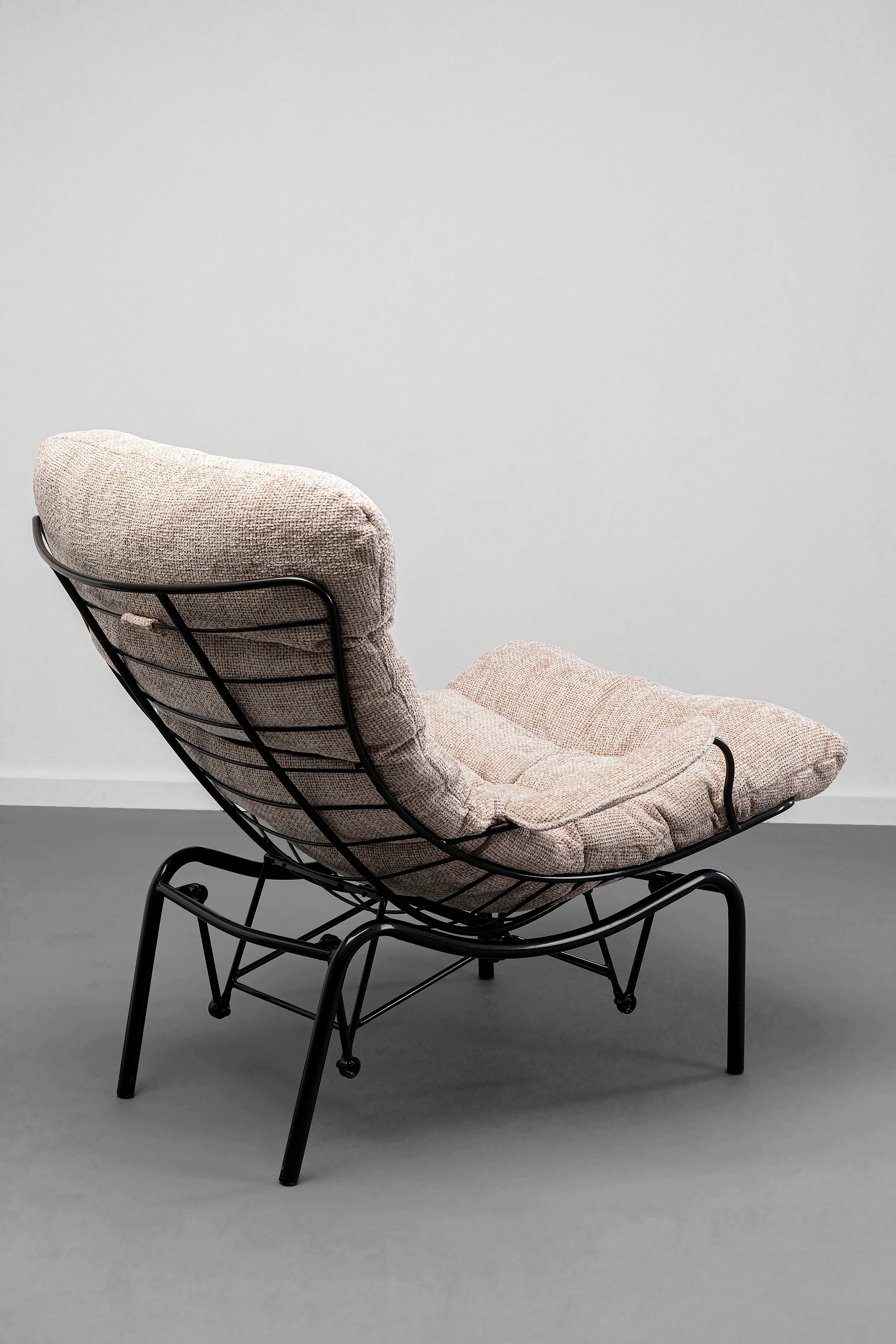 Kare - Armchair + Stool Vienna Swing Beige