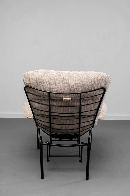Kare - Armchair + Stool Vienna Swing Beige