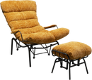 Kare - Armchair + Stool Vienna Swing Yellow