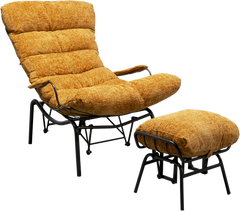 Kare - Armchair + Stool Vienna Swing Yellow