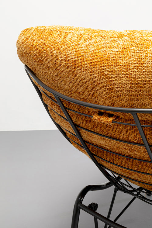 Kare - Armchair + Stool Vienna Swing Yellow