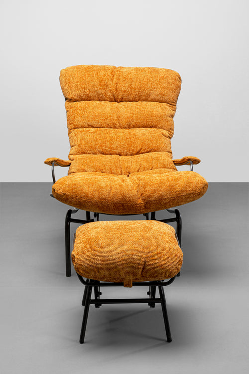 Kare - Armchair + Stool Vienna Swing Yellow