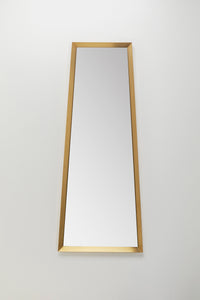 Kare - Wall Mirror Arezzo Brass Trapez 65(45)x160cm