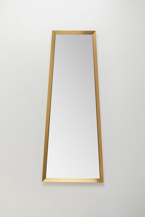 Kare - Wall Mirror Arezzo Brass Trapez 65(45)x160cm