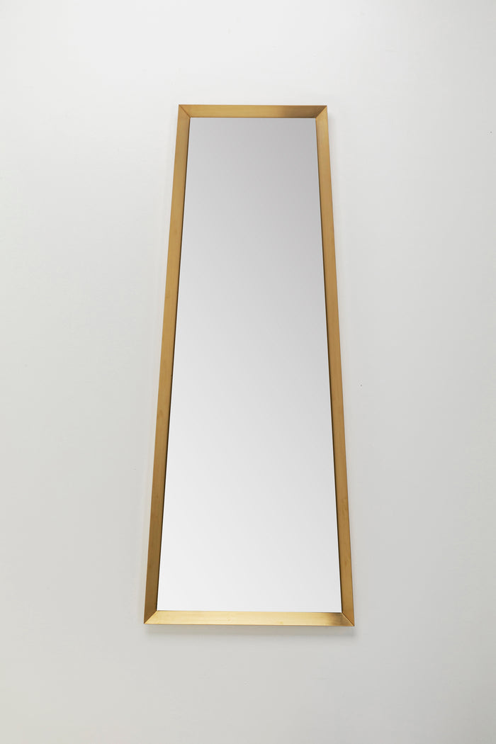 Kare - Wall Mirror Arezzo Brass Trapez 65(45)x160cm