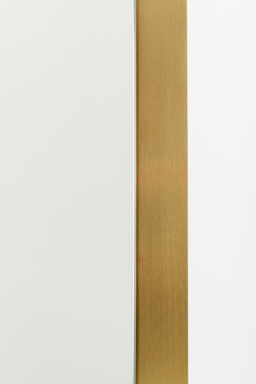 Kare - Wall Mirror Arezzo Brass Trapez 65(45)x160cm