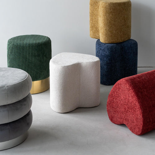 Kare - Stool Lovely Cream 36x34cm