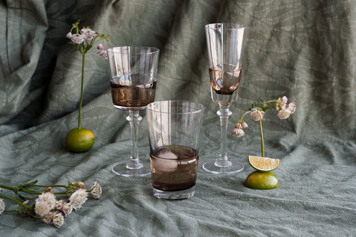 Kare - Champagne Glass Mimi Amber 24cm