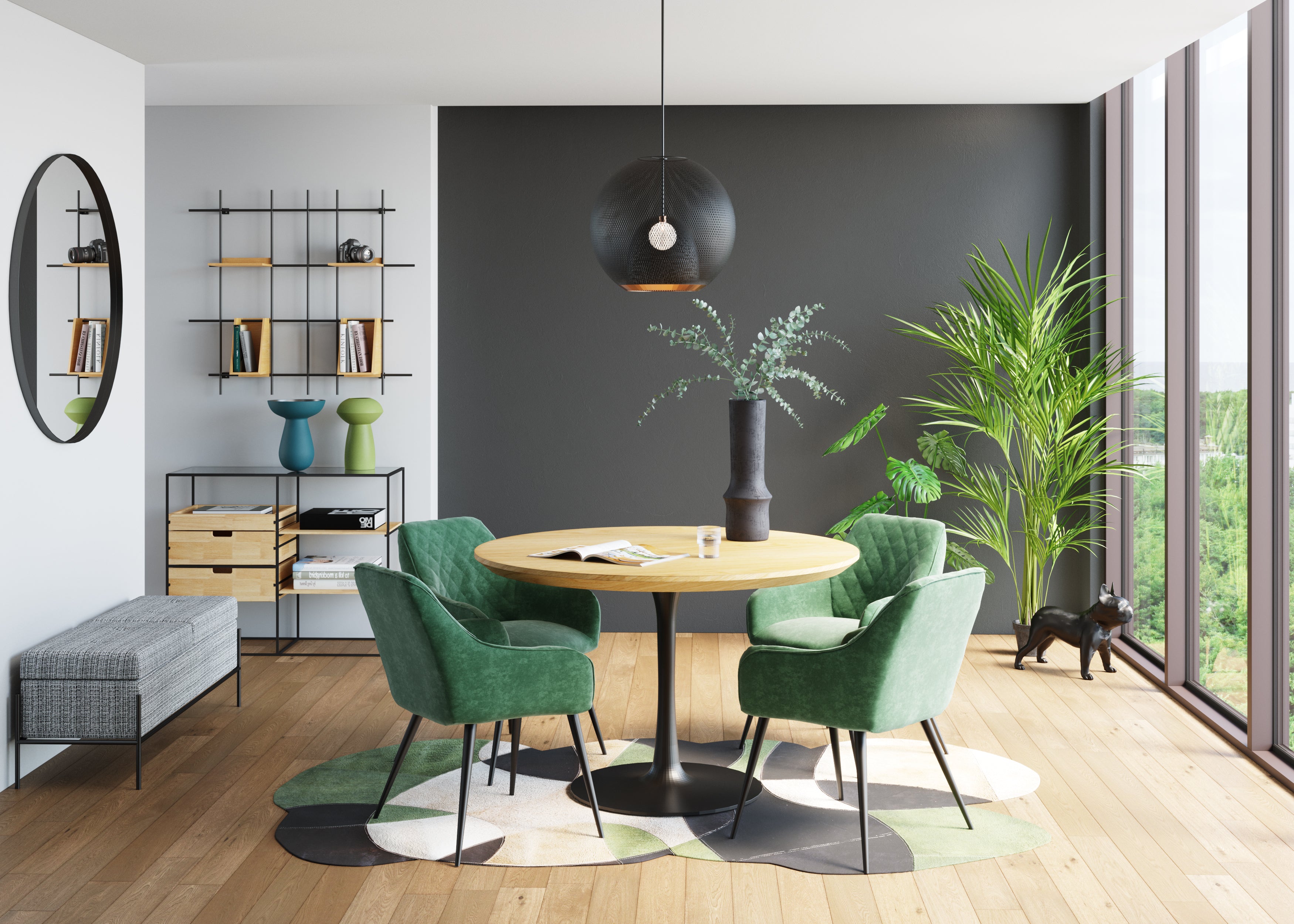 Kare - Pendant Lamp Grato Ø45cm
