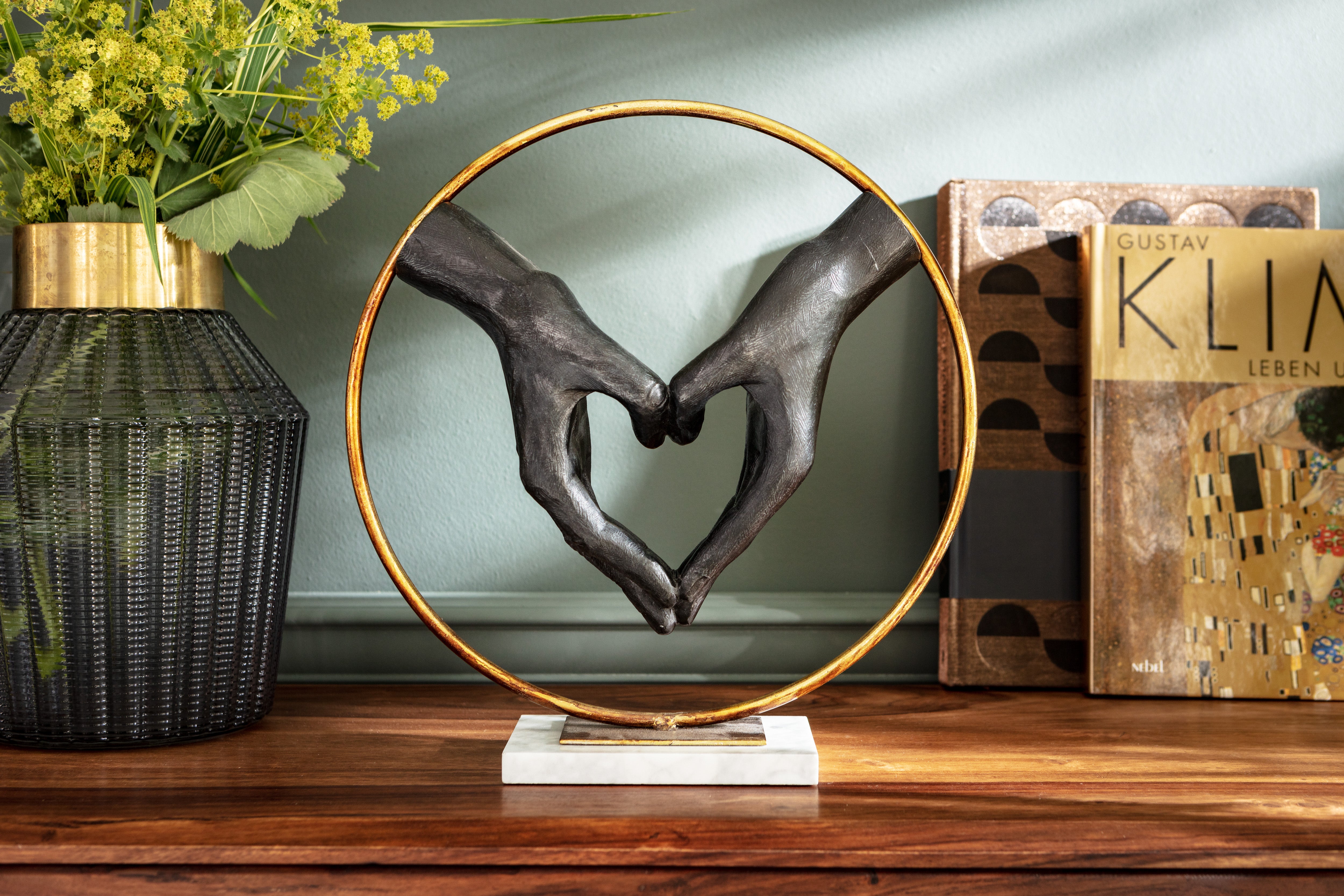 Kare - Deco Object Elements Heart Hand 33cm