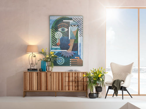 Kare - Object Picture Geometric Woman 100x150