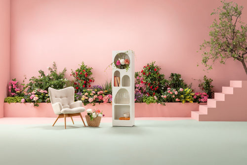 Kare - Shelf Paco White 48x180cm