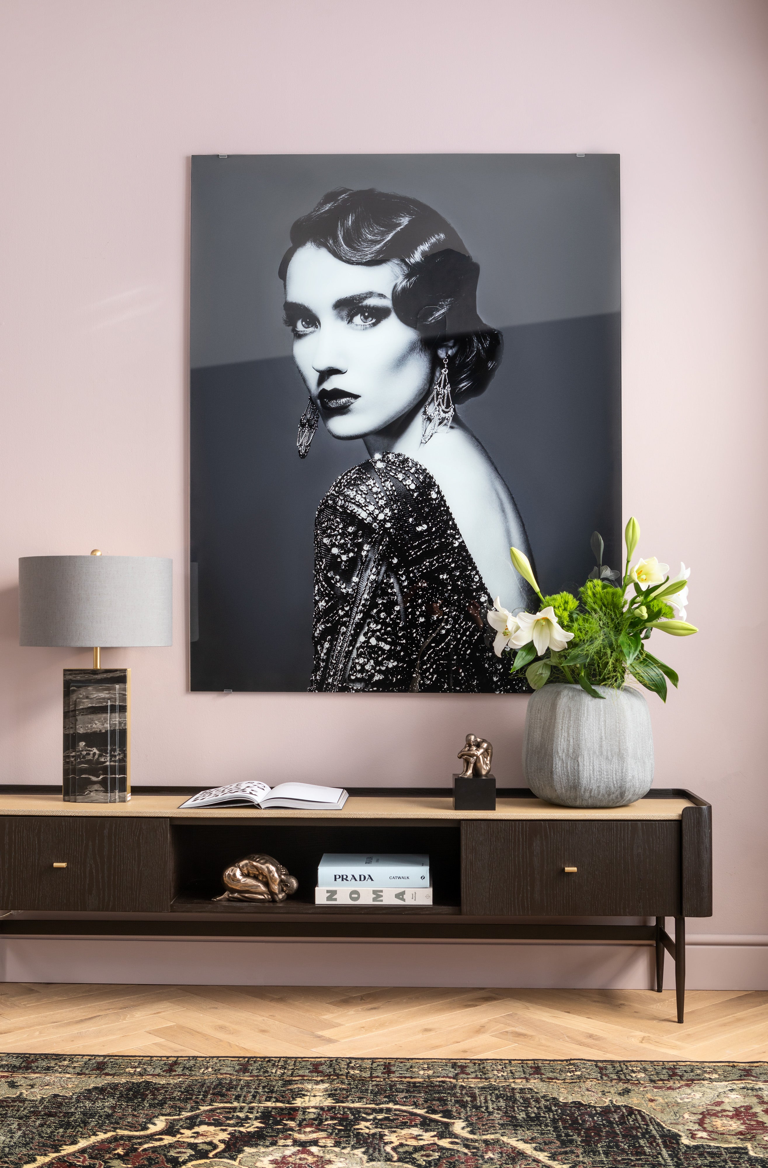 Kare - Lowboard Milano 200x55cm