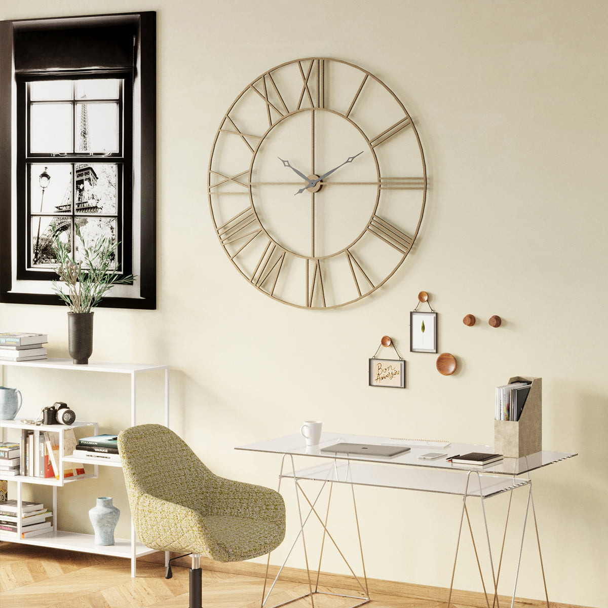 Kare - Wall Clock Factory 120cm