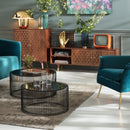 Kare - Coffee Table Wire Black (2/Set)