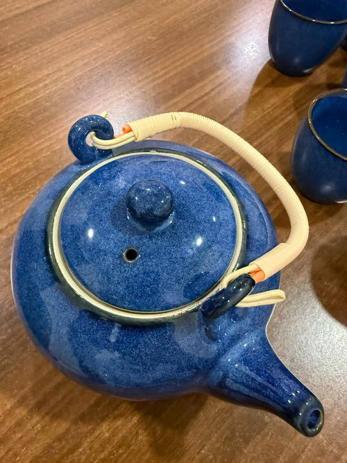 Kare - Cobalt Blue Tea Set