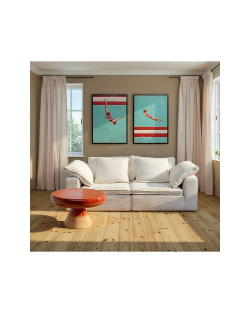 Kare - Framed Picture Jumping Girl Up 103x73cm