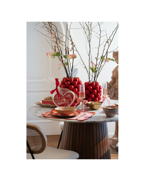 Kare - Vase Strawberries Red 30cm