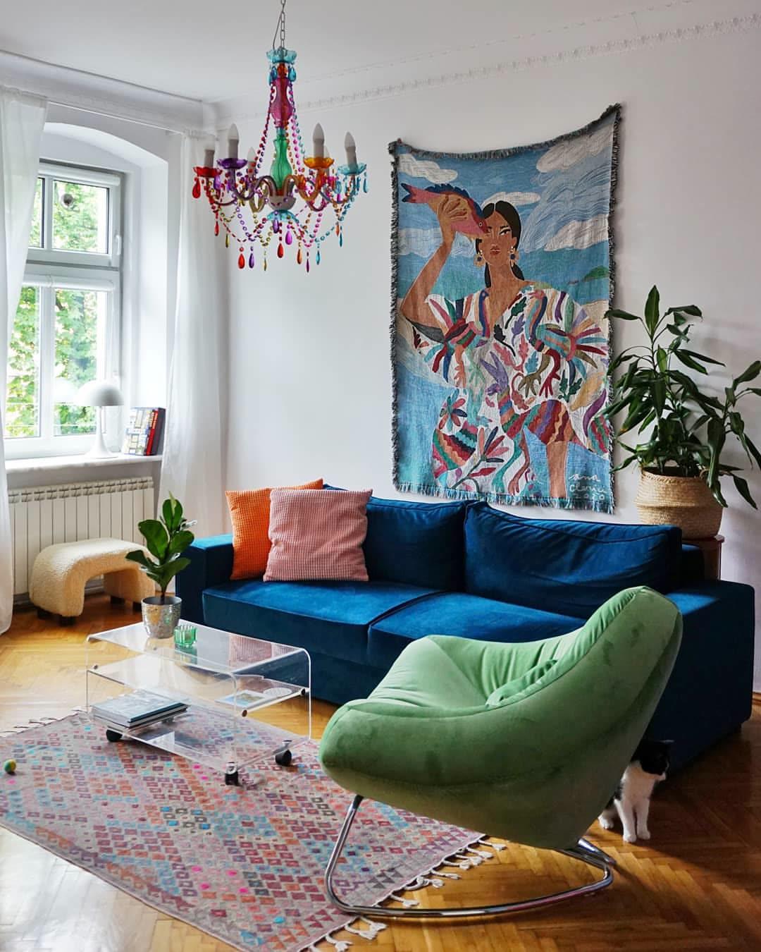 Kare - Pendant Lamp Starlight Rainbow 6-Branched