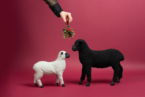 Kare - Deco Figurine Happy Sheep Wool Black 3